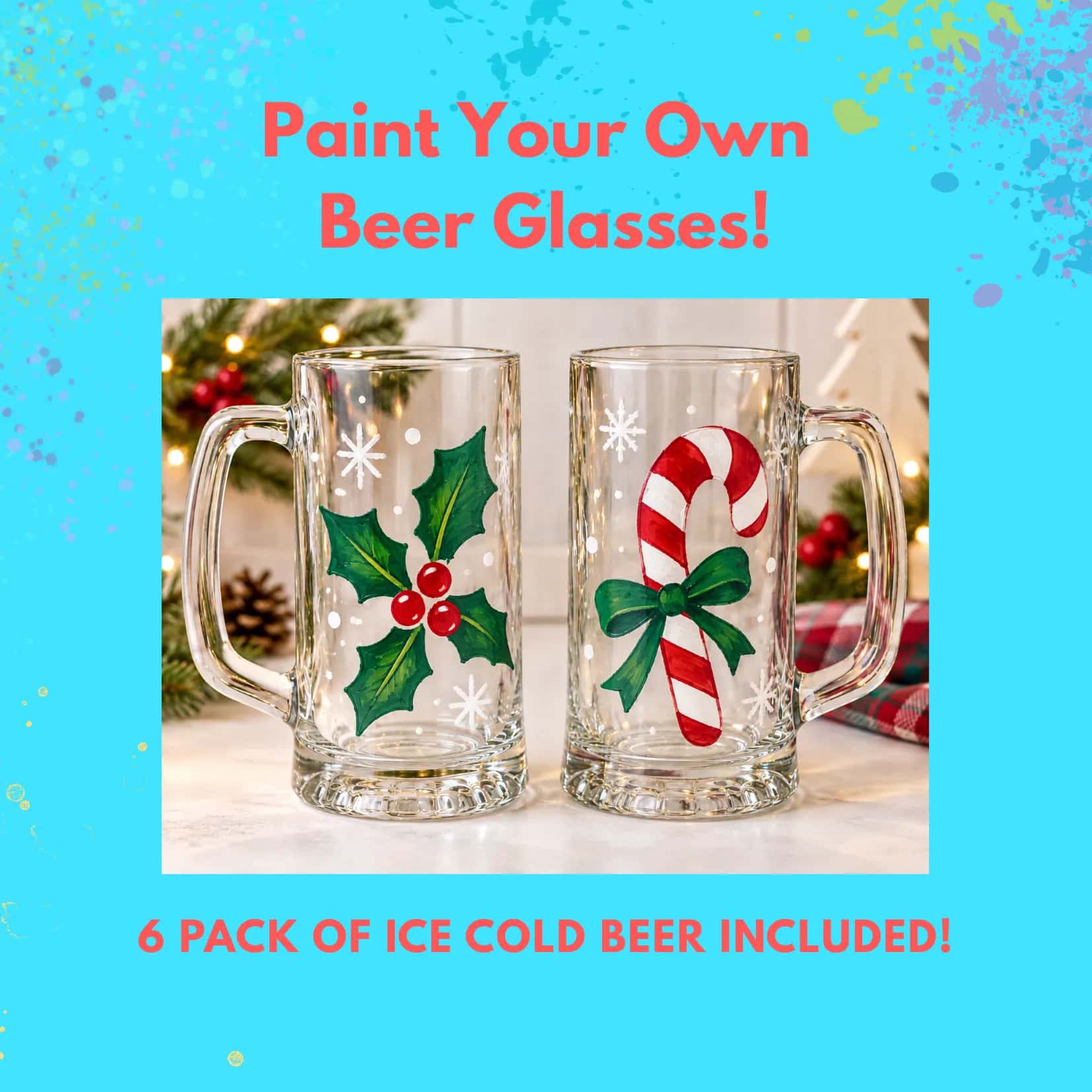 Left Field PYO Beer Glasses