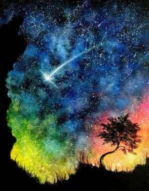 Starry Desert Night II