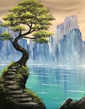 Misty Mountain Lake