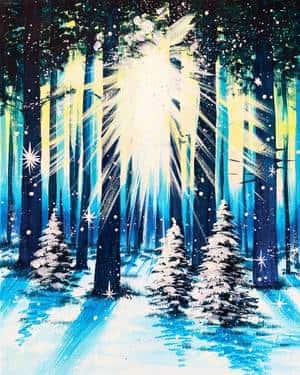 Winter Forest Glow