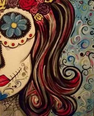 Flower Skull Beauty
