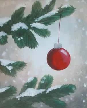 Snowy Winter Ornament