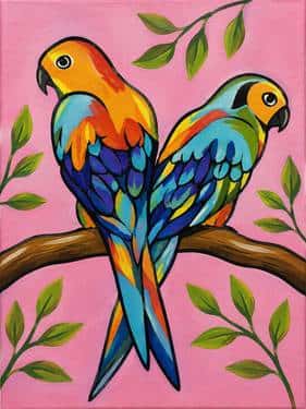 A Pair or Parrots 