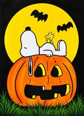 Halloween Dog Nap 