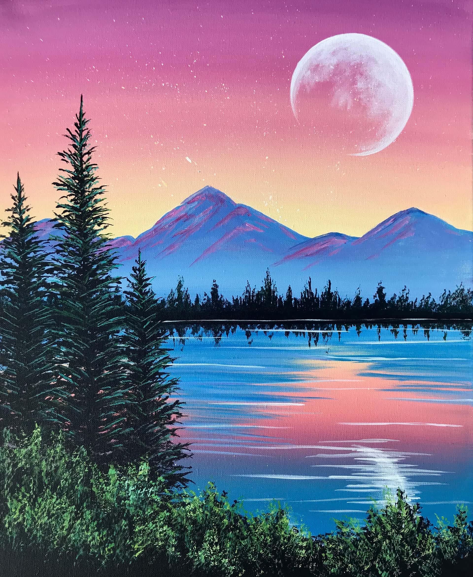 Peaceful Pine Lake