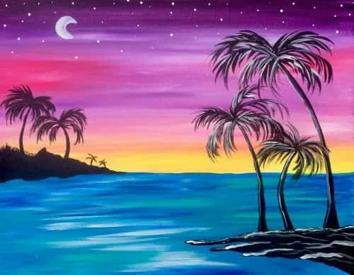 Beach Palm Paradise