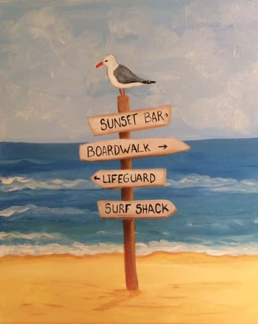 Beach Sign