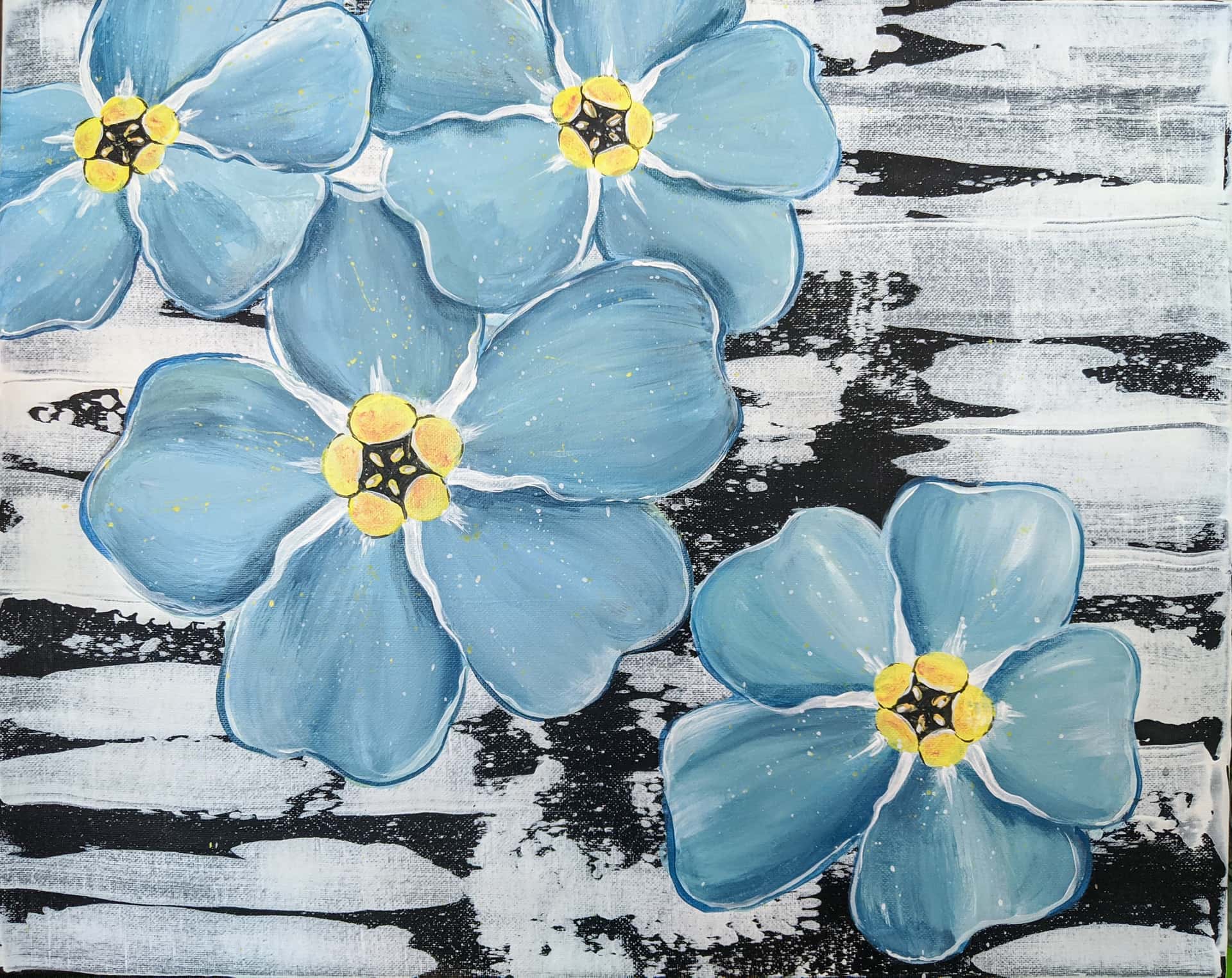 Blue Forget Me Nots