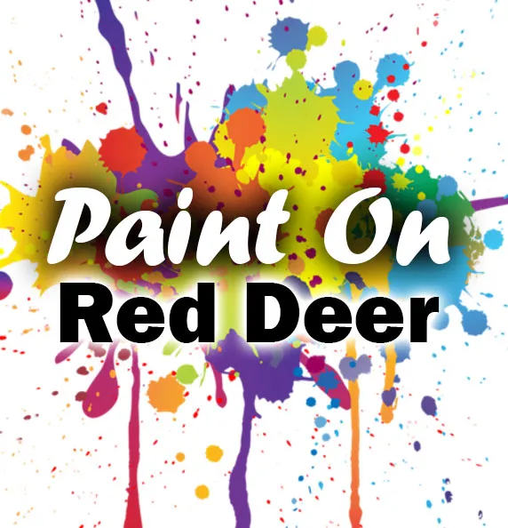 Paint On Red Deer