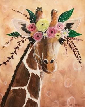 Paint and sip painting in Alsea