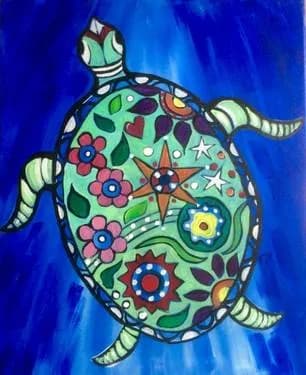 Paint and sip painting in Ventura