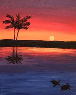 Paint and sip painting in Mesa