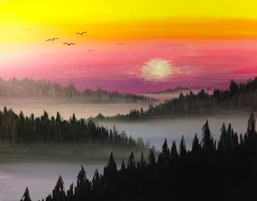 Paint and sip painting in Corvallis