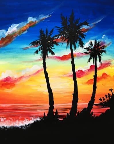 Palm Tree Sunset