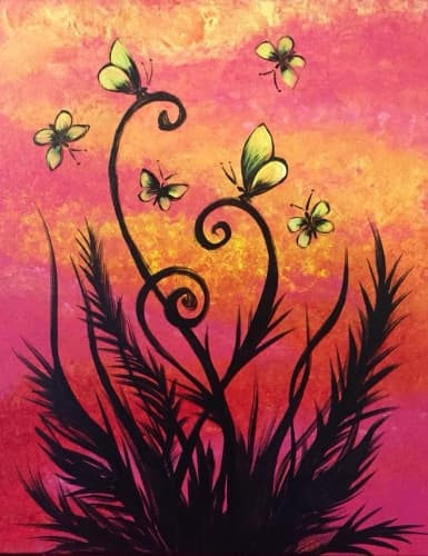 Sunset Butterfly Dance