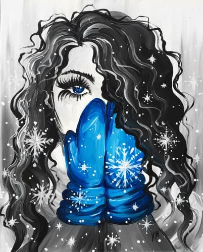 Blue mitts