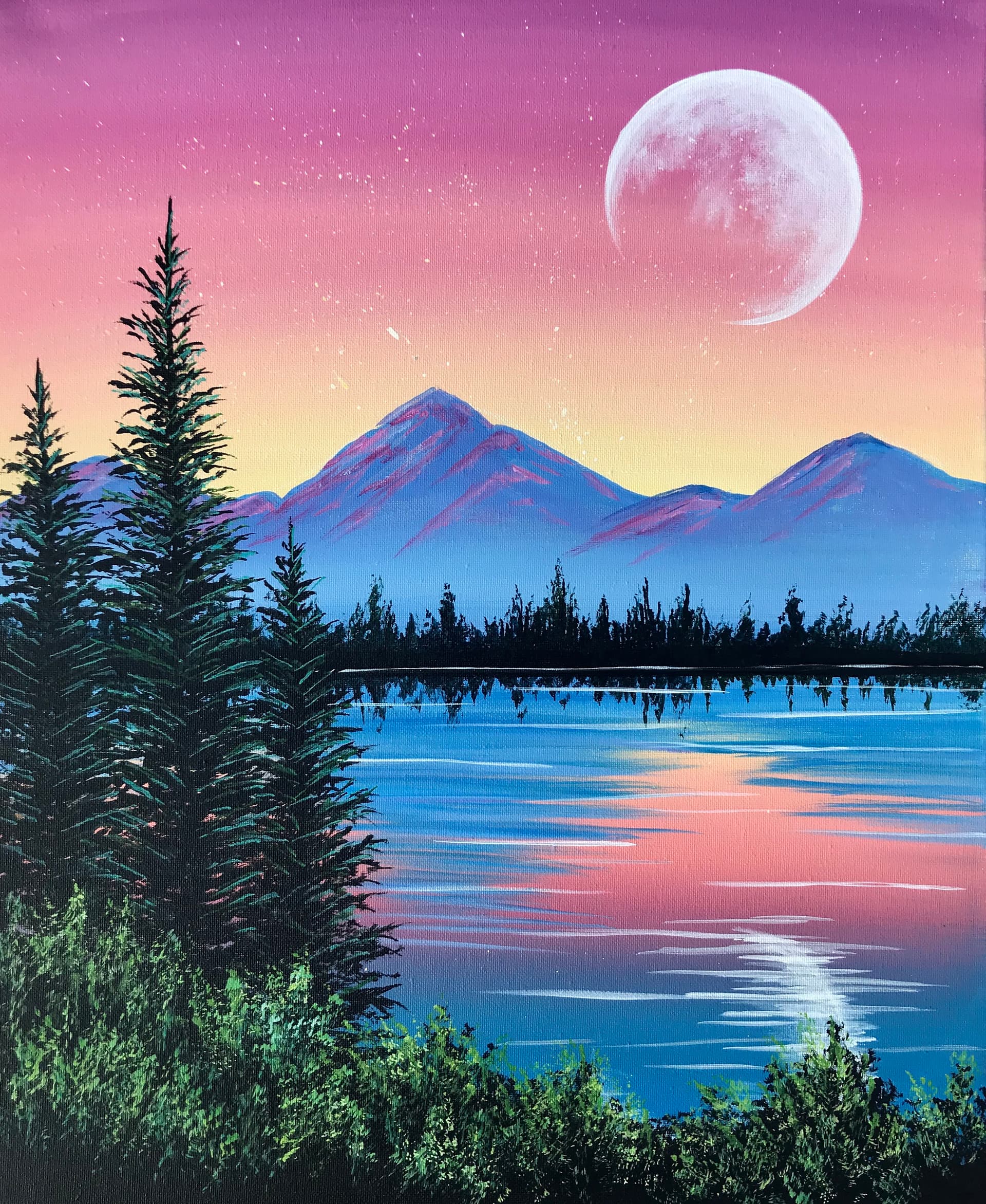Peaceful Pine Lake