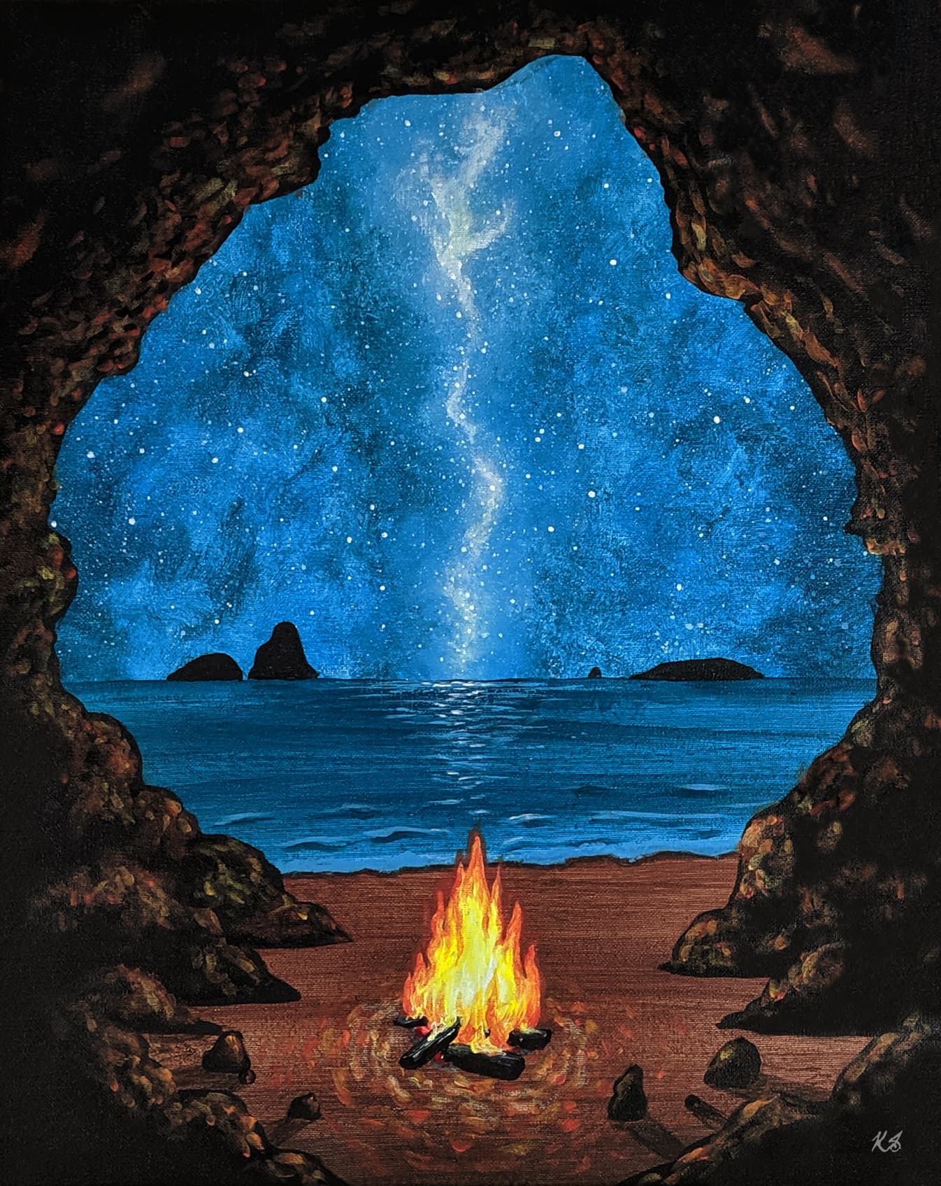 Beachside Campfire