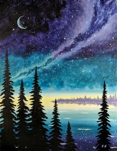 Twilight Galaxy Sky