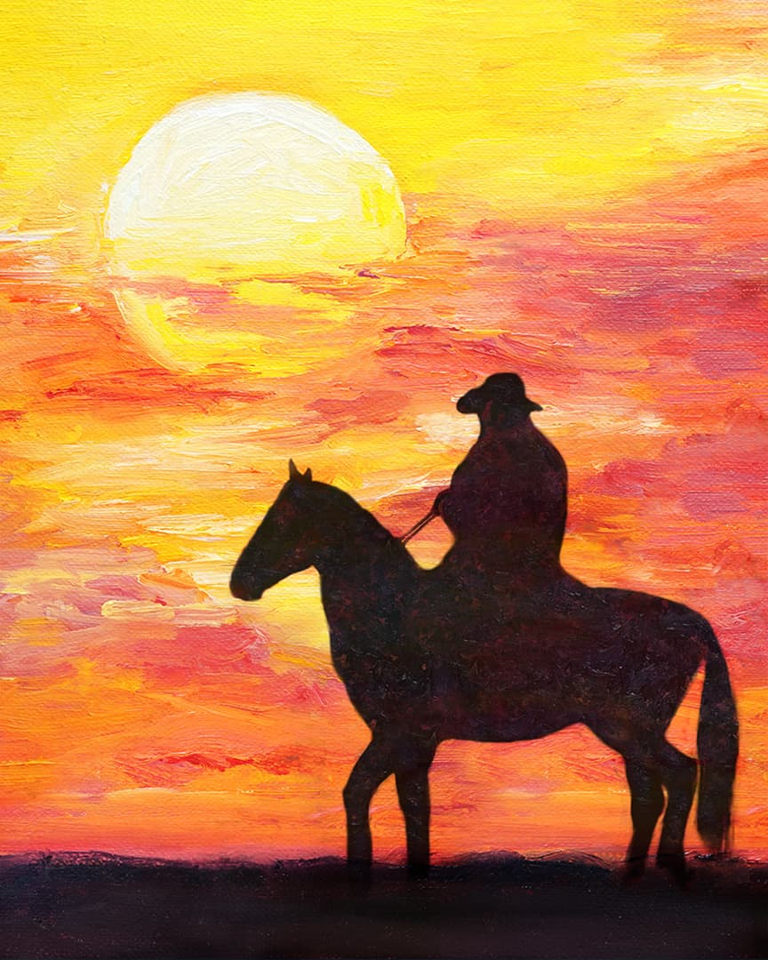 Sunset Cowboy