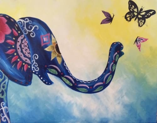 Boho Elephant