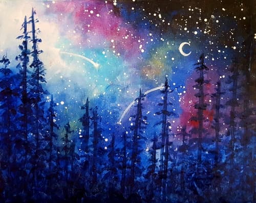 Galaxy in the Pines