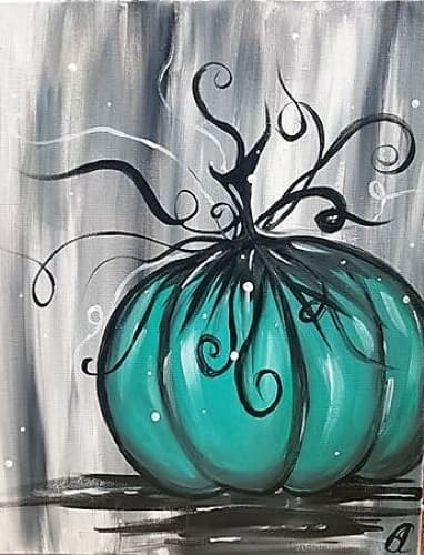 Tempting Teal Pumpkin