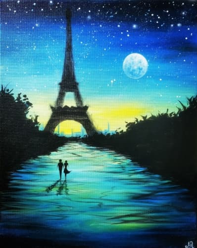 Moonlit Night In Paris