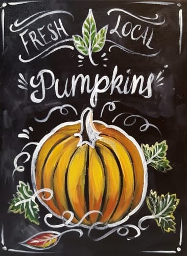 Chalkboard Pumpkin