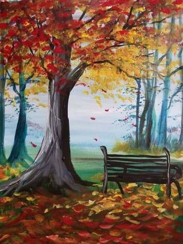 Waiting on Park Bench