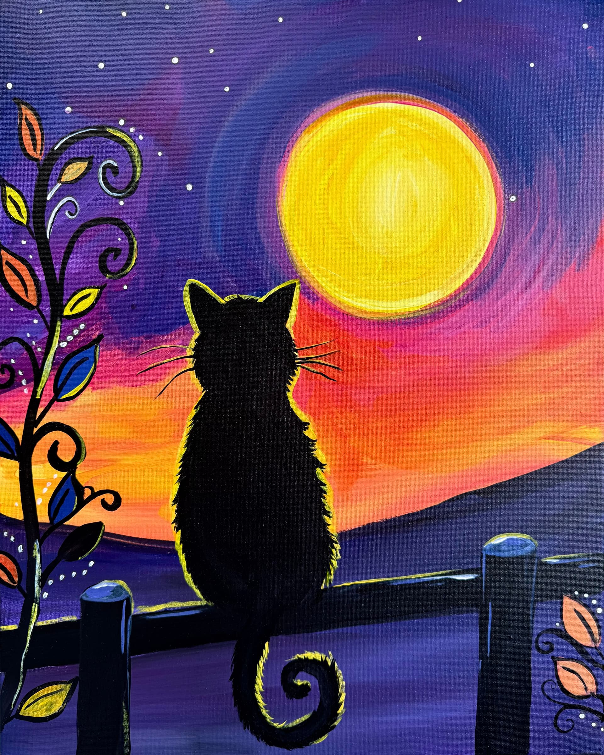 Autumn Moon Cat