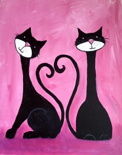 Two cats, one heart