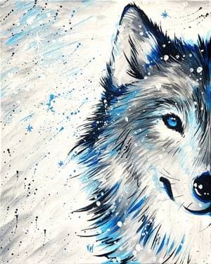 Winter WOLF in Snow