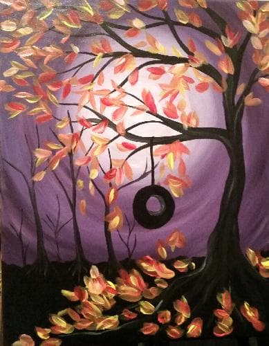 Autumn Swing in the Park