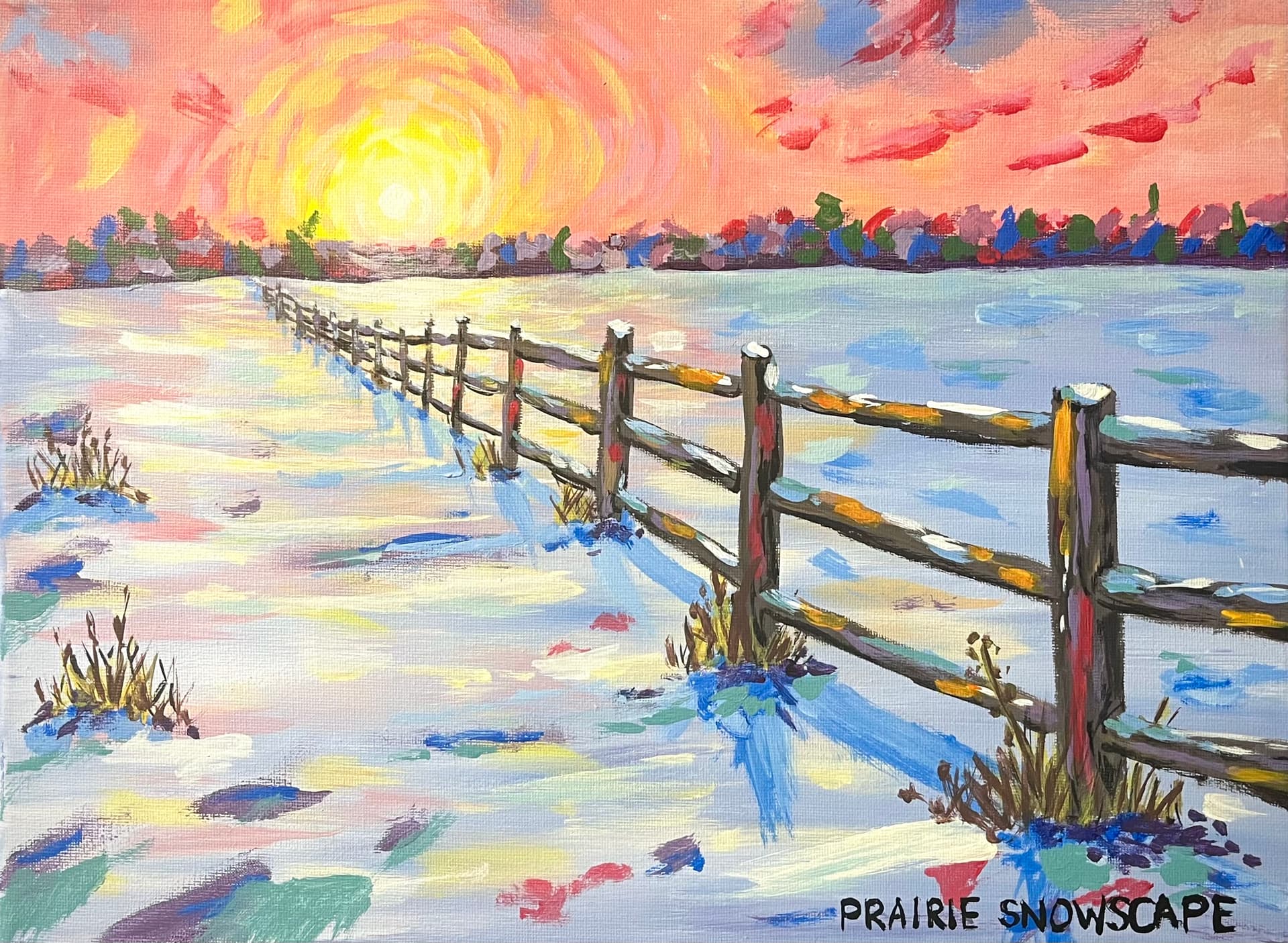 Prairie Snowscape