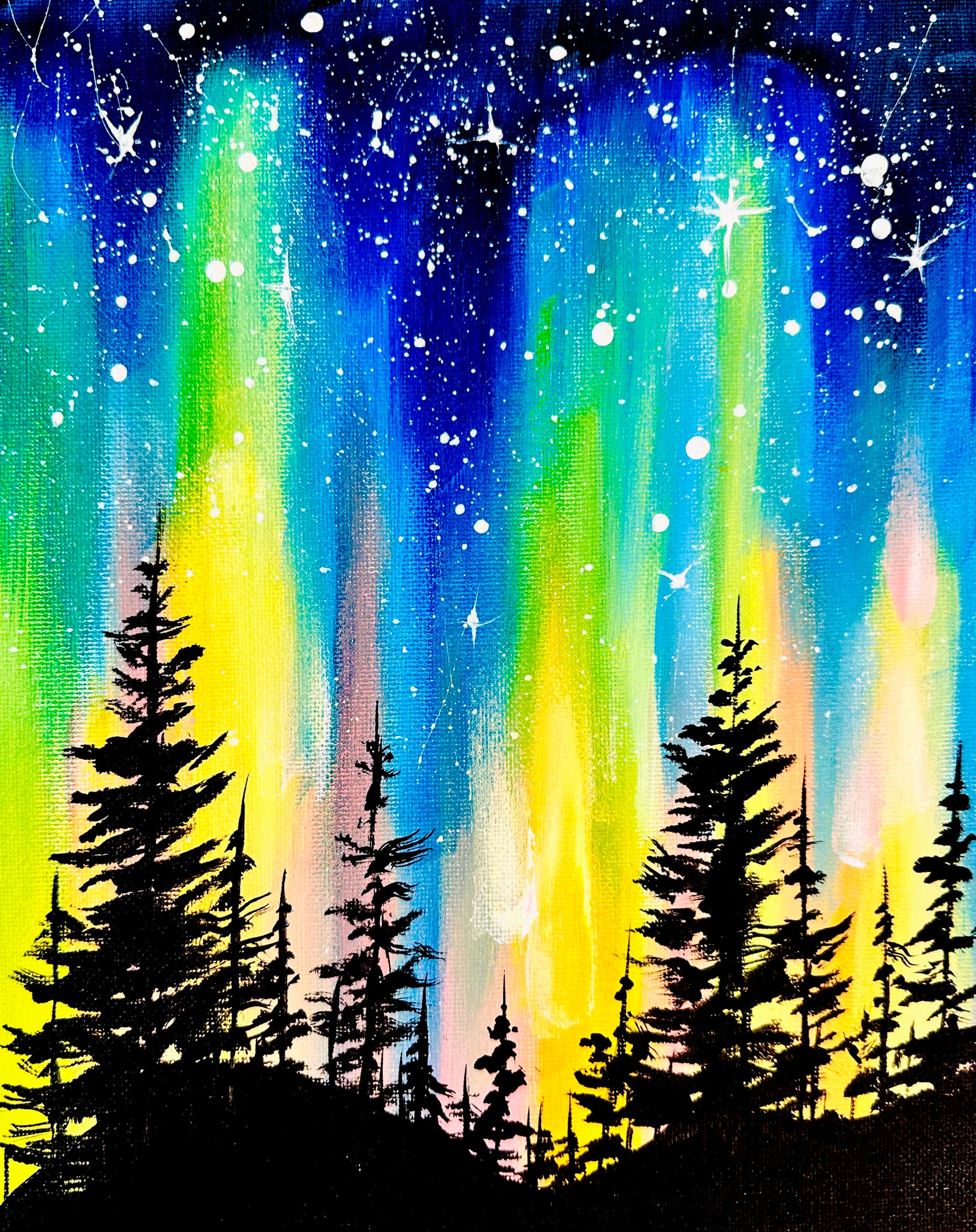 Bright Aurora Sky
