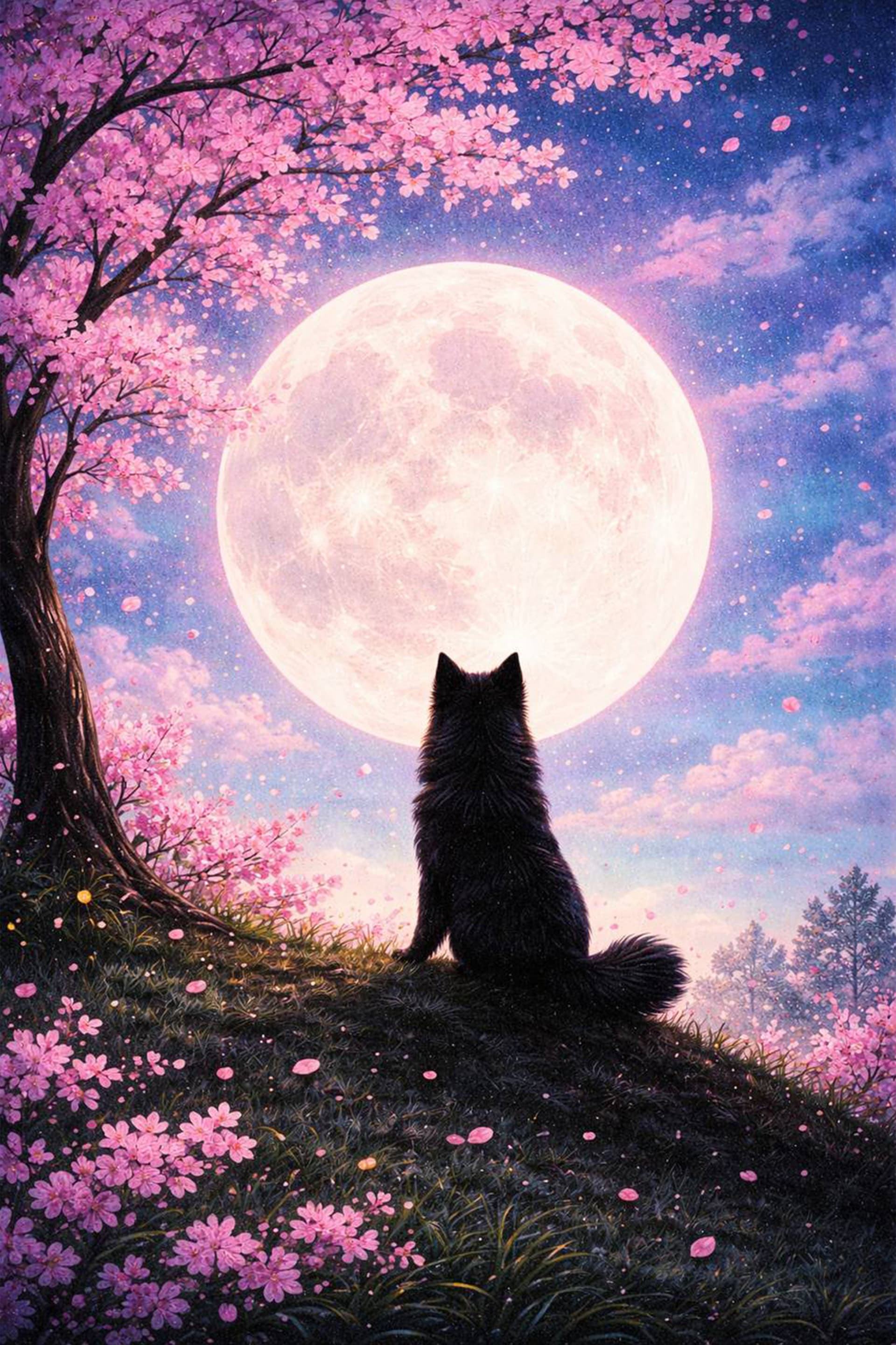 Moonlit Sakura