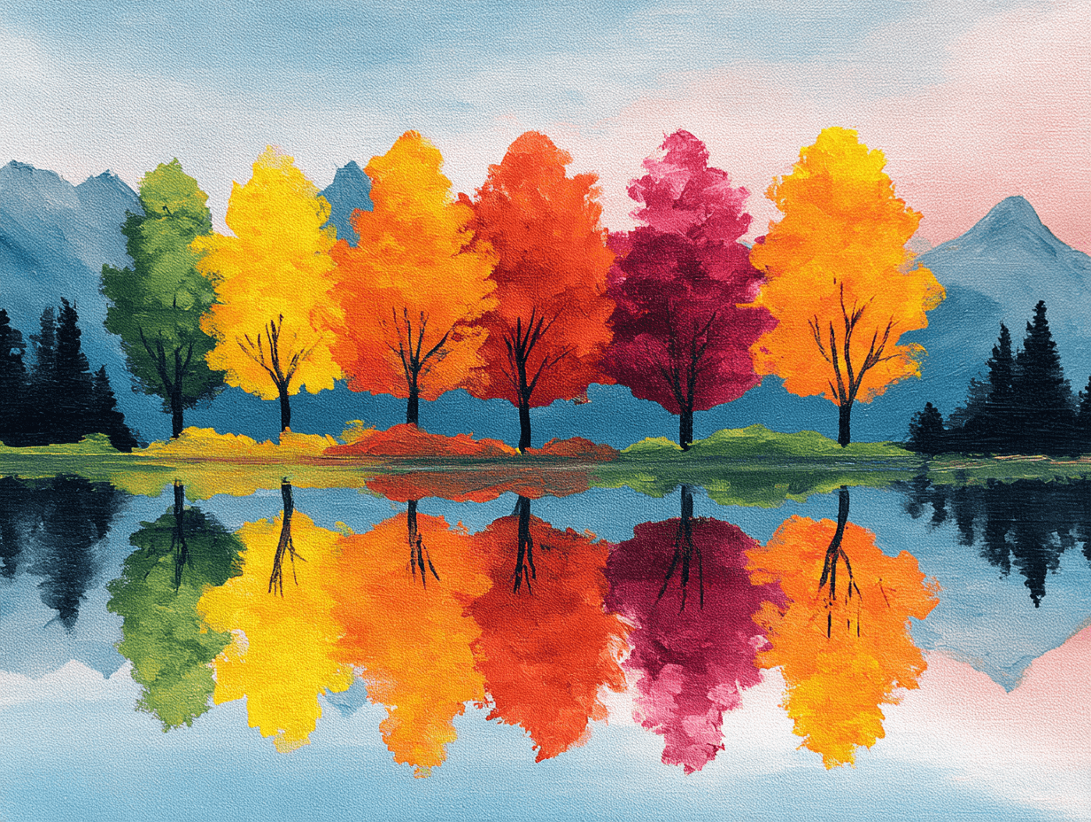 Colorful Fall Trees