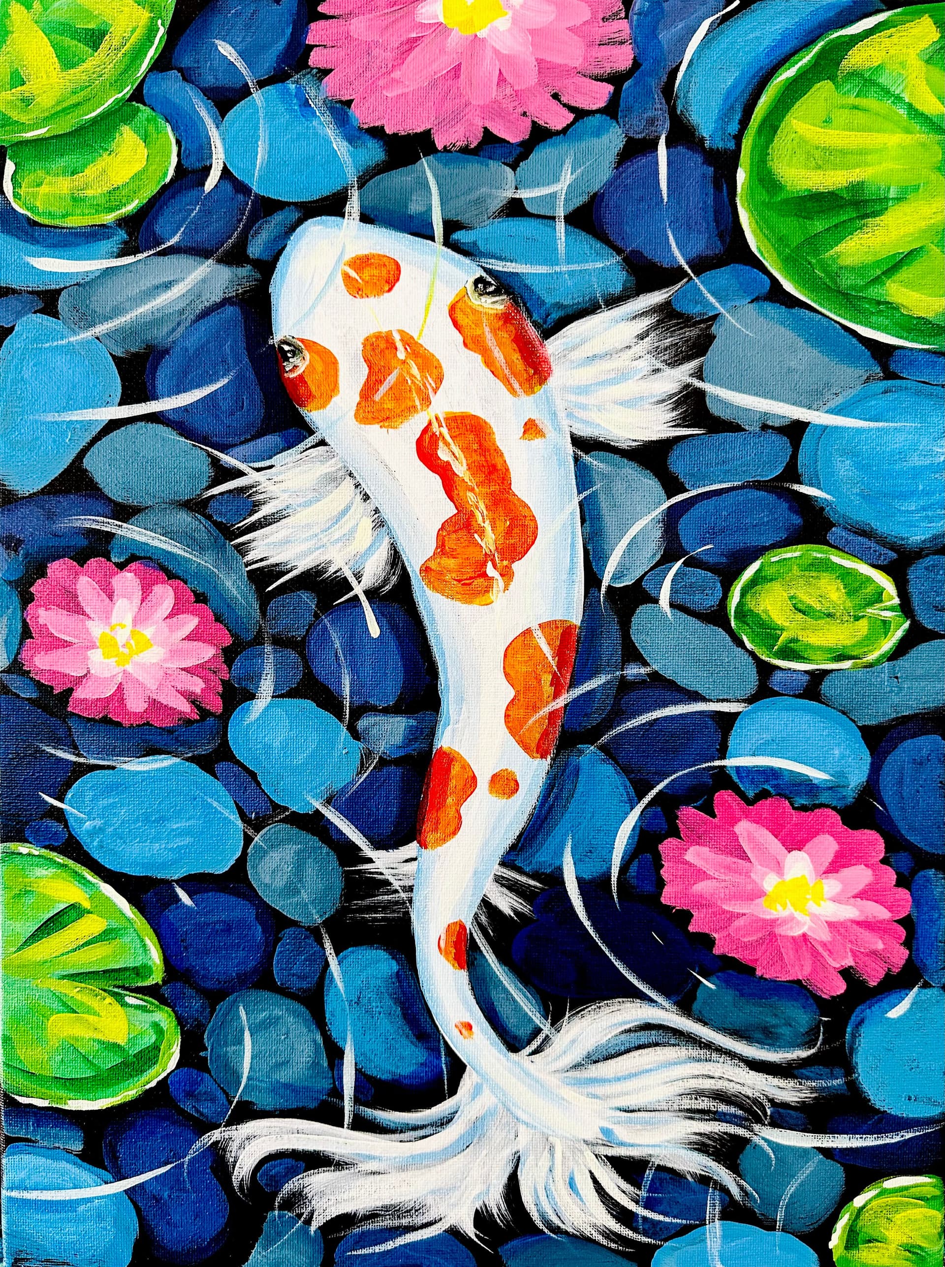 Blue Rock Koi