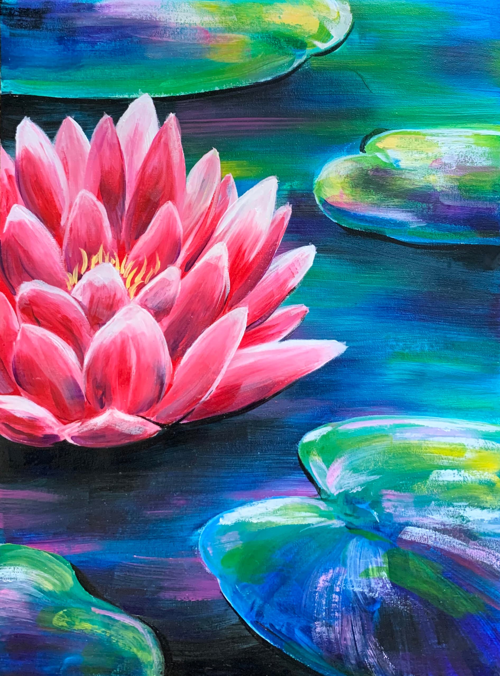 Blooming Lily Pads