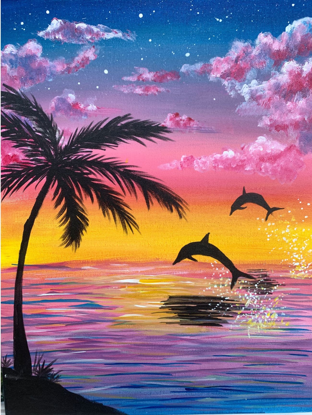 Pink Dolphin sunset