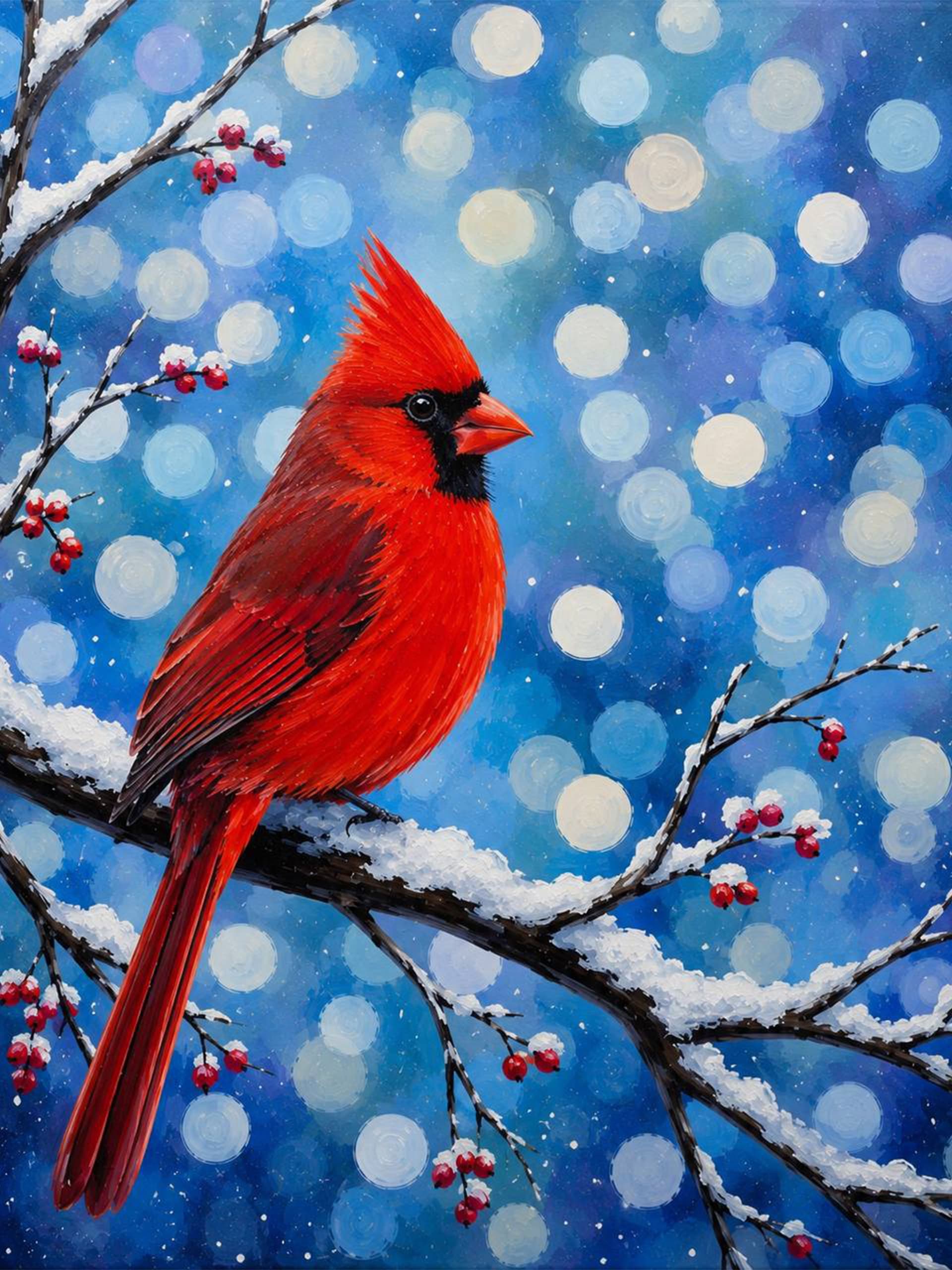 Cardinal Snowfall