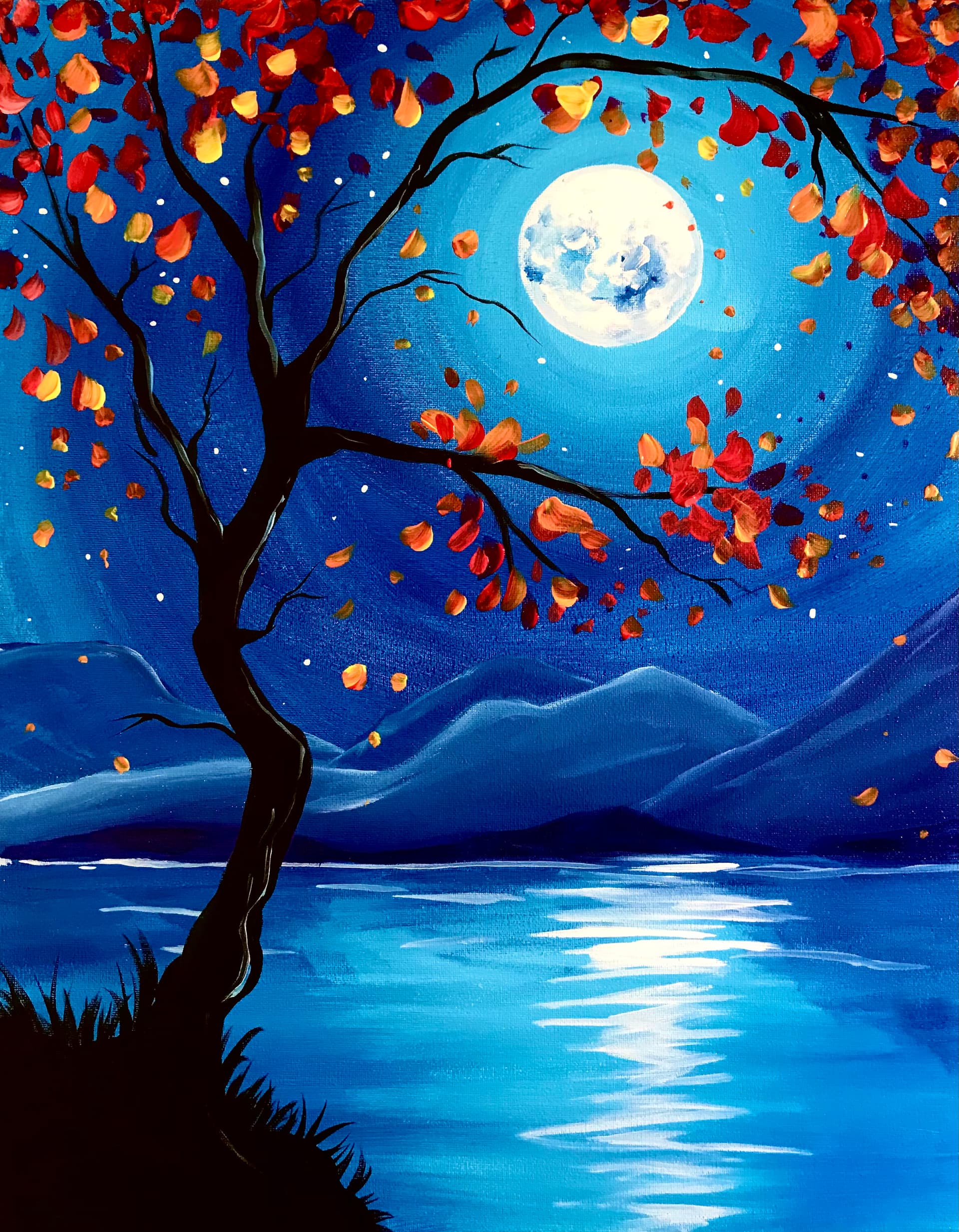 Full Moon in Fall 