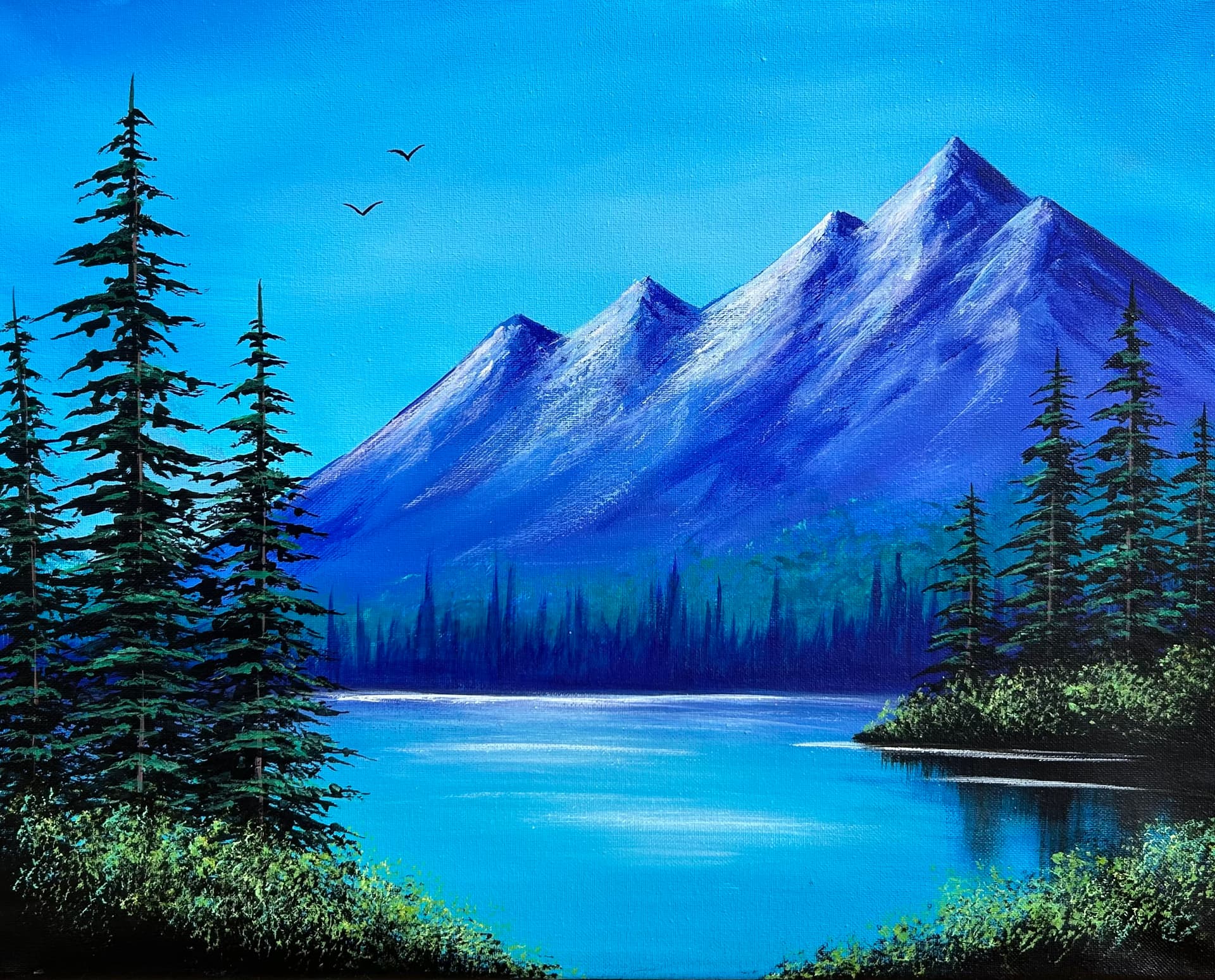 Mountain Lake View 