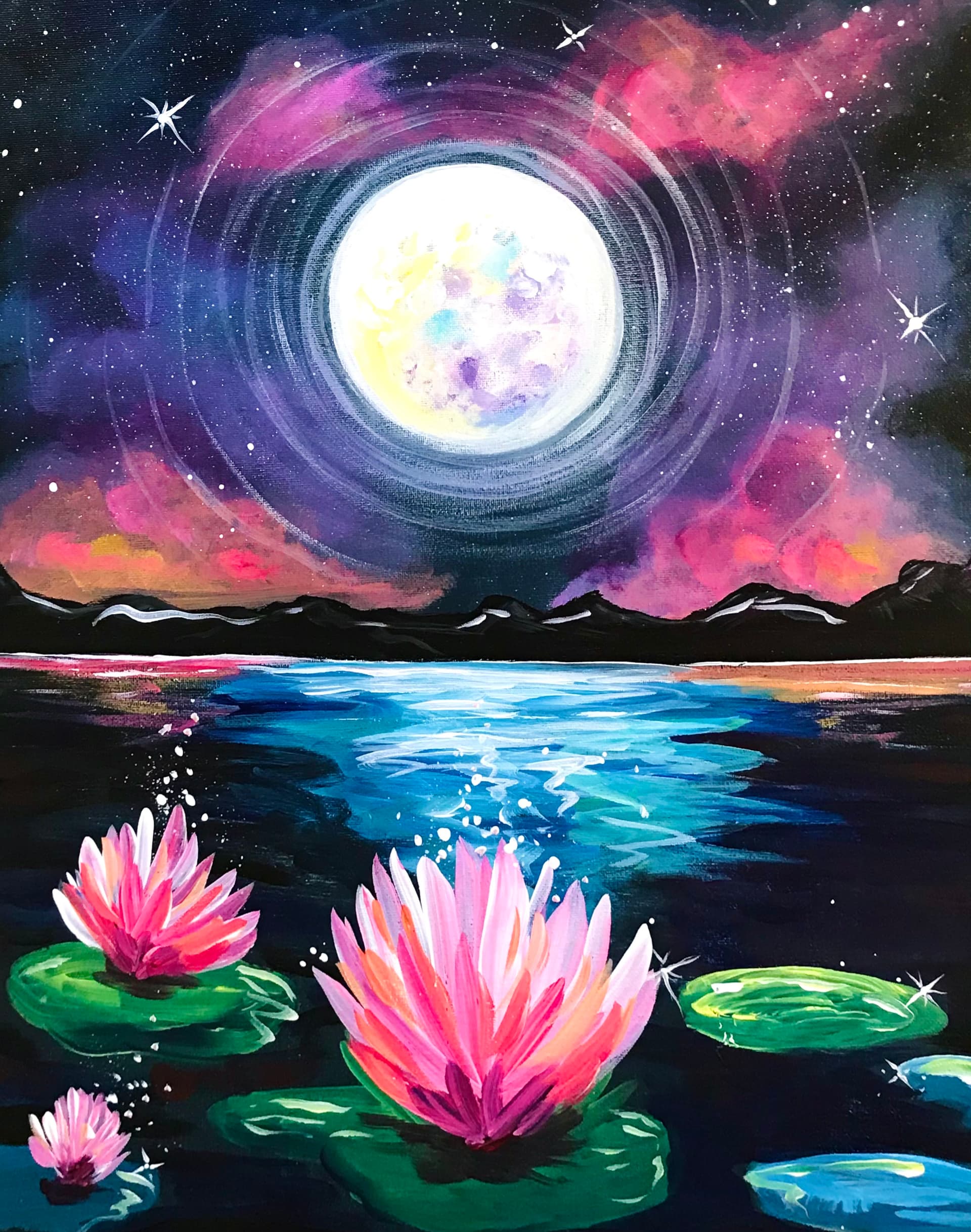 Full Moon Lotus