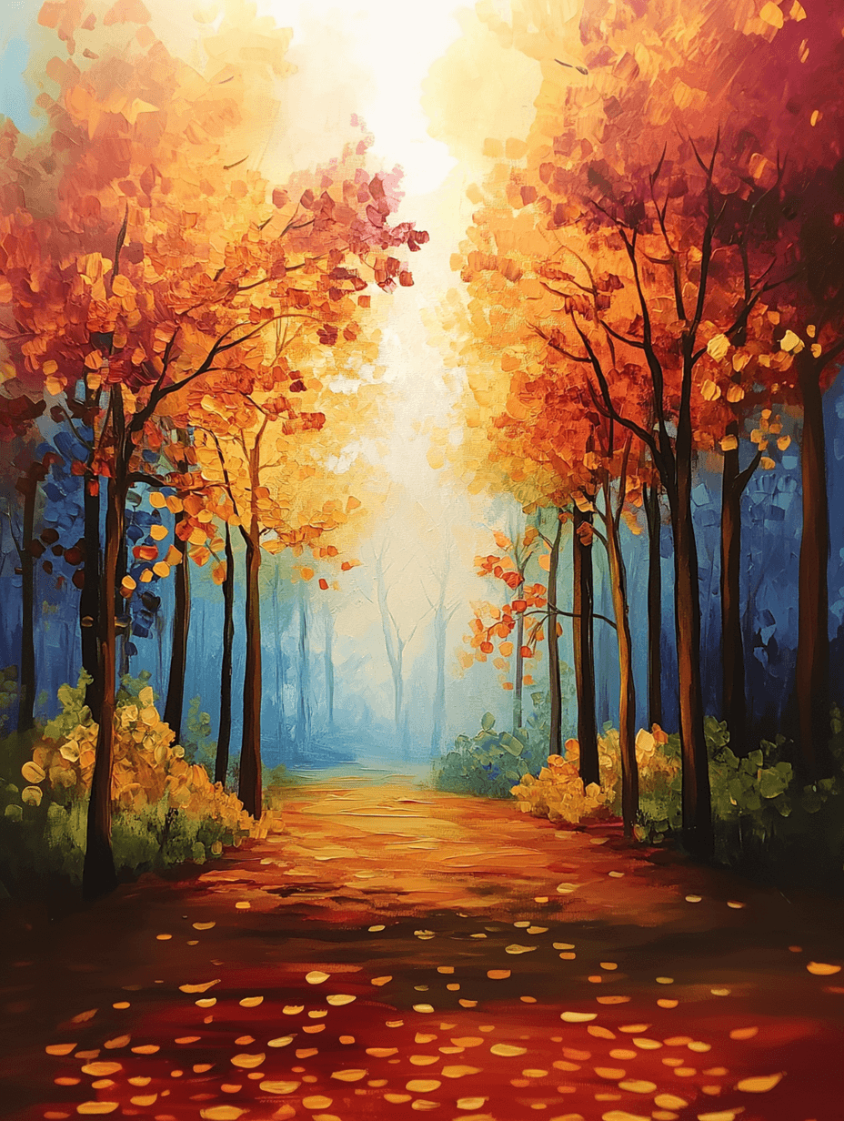 Fall Walk Forest