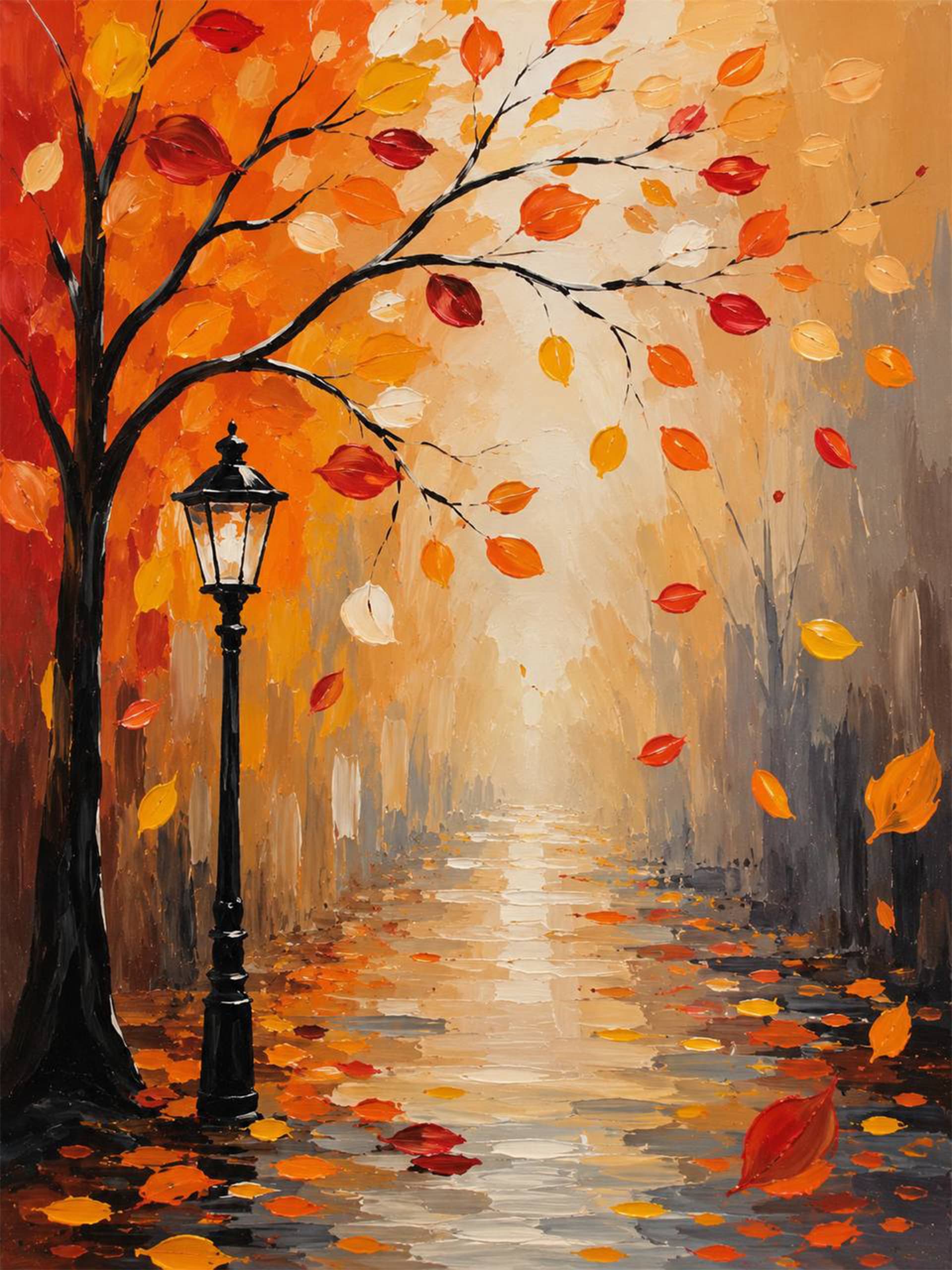 Leaves in the Wind
