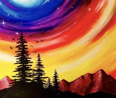 Colorful Night Sky