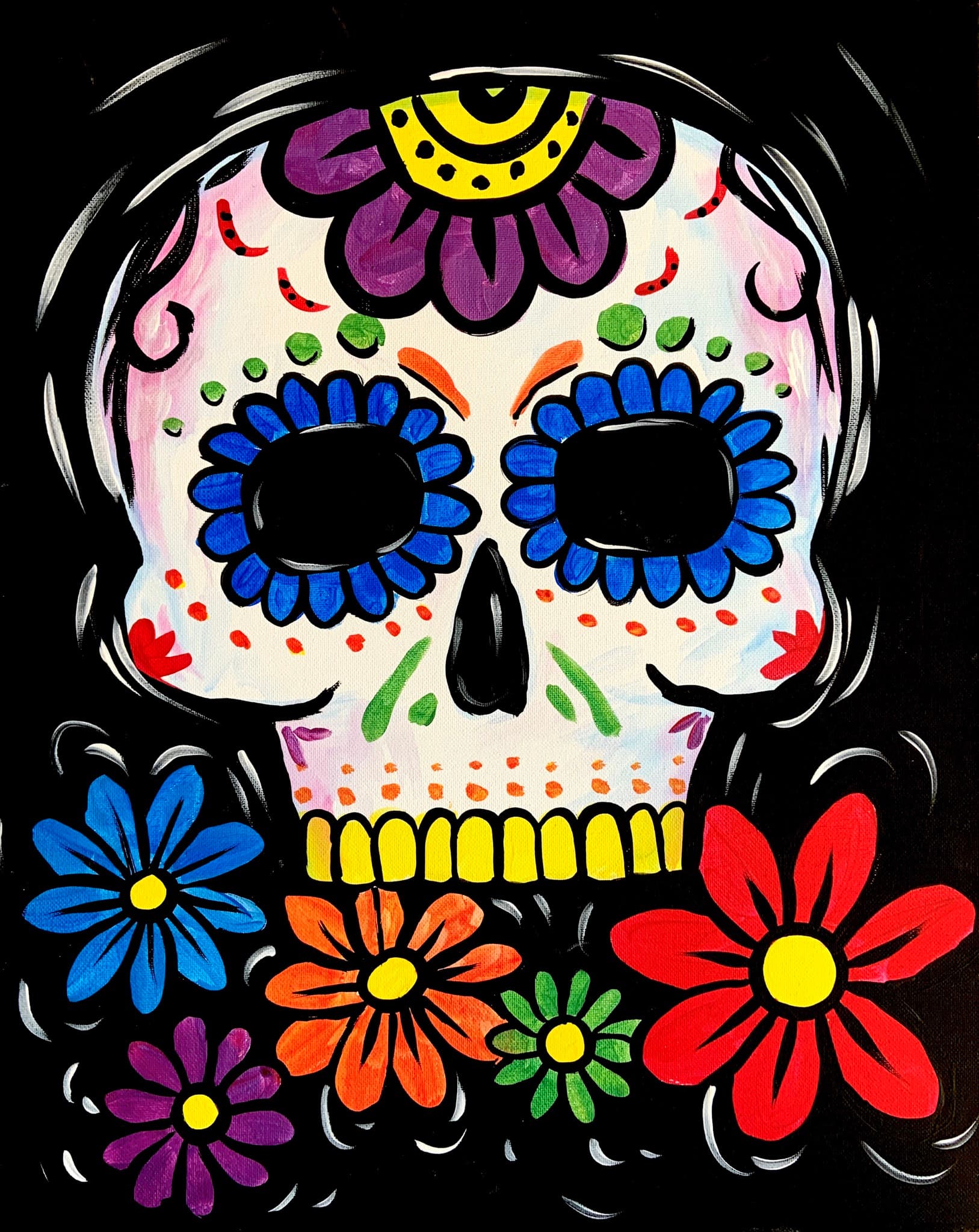 Blooming Calavera
