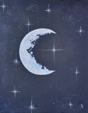 Midnight Waning  — Painting